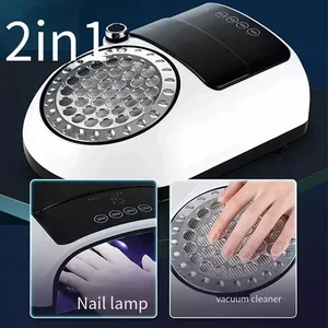 مصباح تجفيف طلاء جل الأظافر الاحترافي ، مكنسة كهربائية عالية الطاقة ، جامع الغبار لآلة مانيكير الأظافر ، 186 واط ، جديد أعلى 8 مبيعات آلة مسمار الآيس كريم - No8