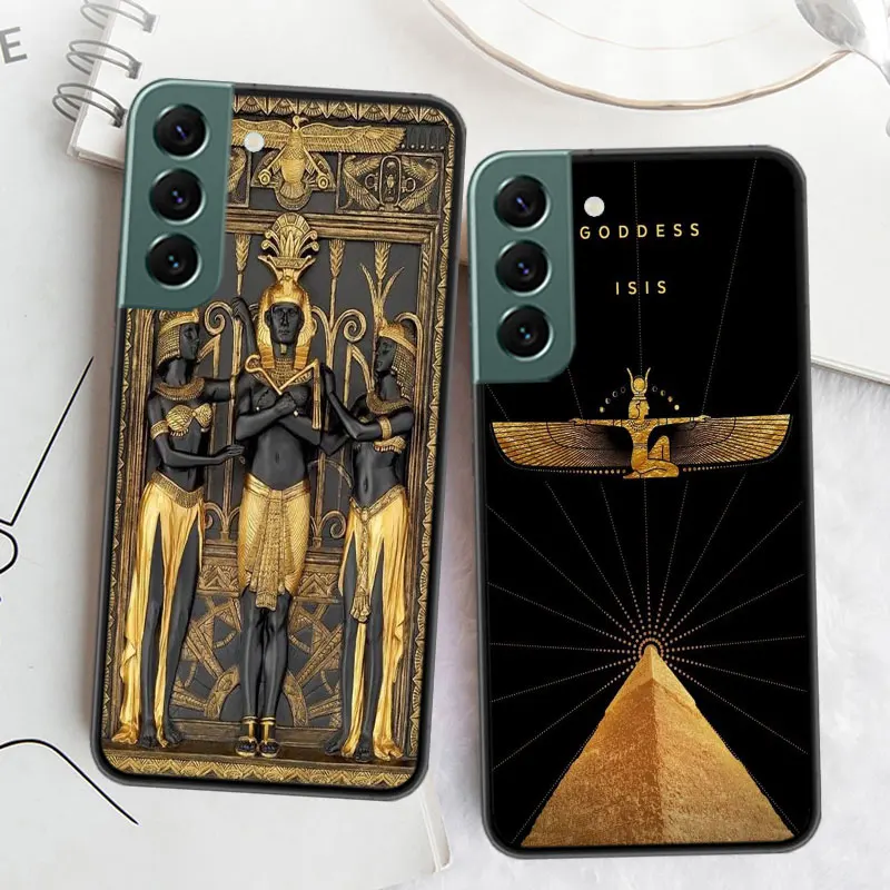 Egypt Pharaoh mural Phone Case For Samsung A15 A25 A35 A55 Galaxy A70S A50S A30S A30 A40 A71 A51 A41 A31 A21 A11 A01 A20S A10S A