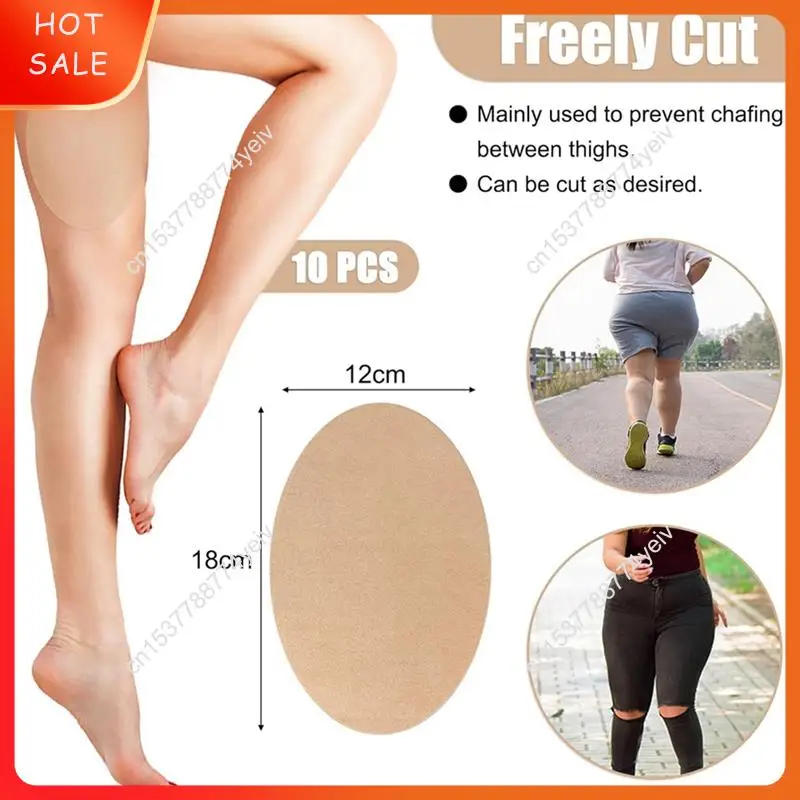 Plastry przeciw otarciom, taśmy ochronne na skórę przed otarciami, plastry na wewnętrzne strony ud, oddychające naklejki na ciało, 10 sztuk A62X