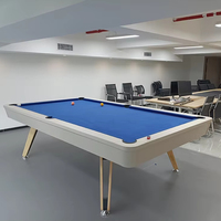 7/8/9FT Professional MDF Billiard Table Modern Design for Home Game Room & Club, Durable Construction No Assembly Required