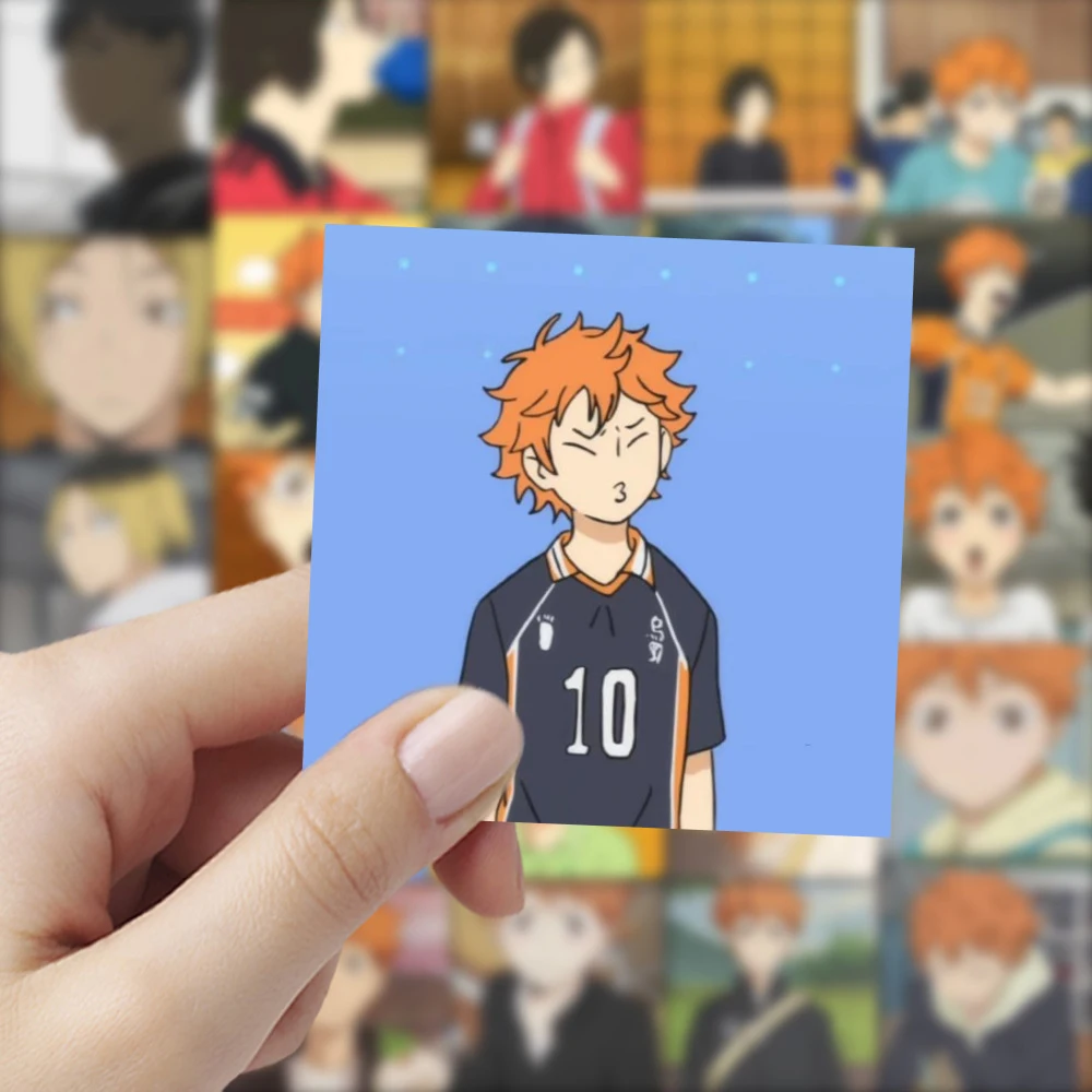 10/30/50/118ชิ้นการ์ตูนน่ารัก haikyuu สติกเกอร์อนิเมะสเก็ตบอร์ดเดินทางแล็ปท็อปกระเป๋าโทรศัพท์ในรถยนต์รูปลอกสติกเกอร์กันน้ำเย็นของเล่น