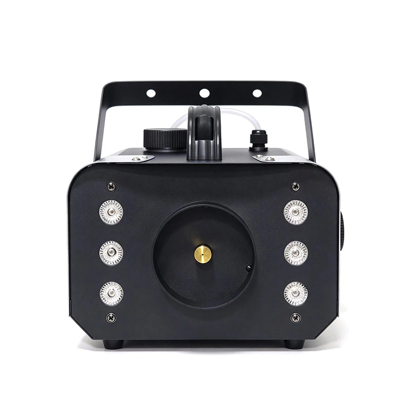 1200W LED Fog Machine 6 Colorful Wireless Remote Control 2L Tank 10M Spray Distance 4min Fast Preheat Smoke Machine No Fog Oil image 4