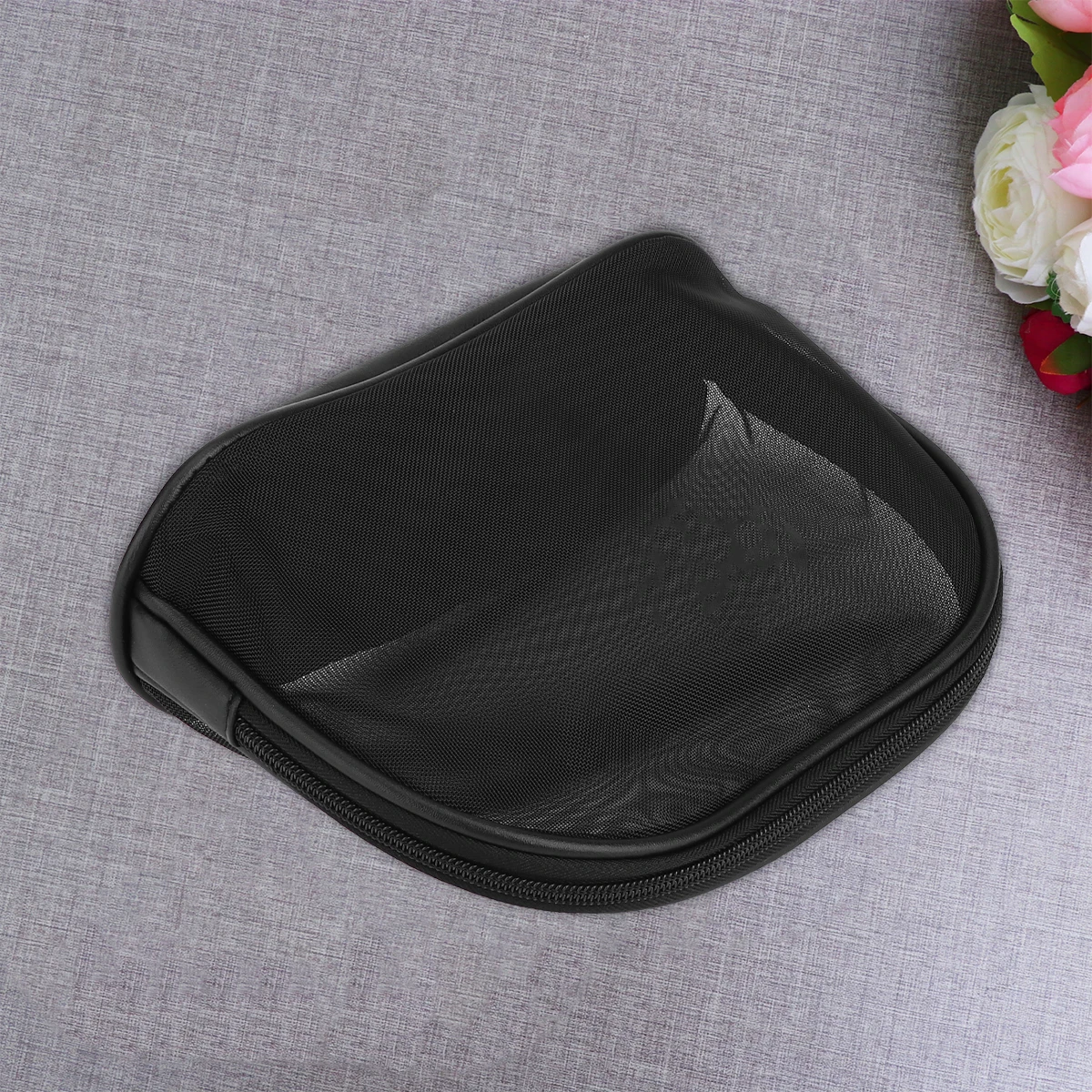 

Bag Toiletry Travel Pouch Storage Portable Makeup Semicircle Large Capacity Lightweight Compact Design Durable High