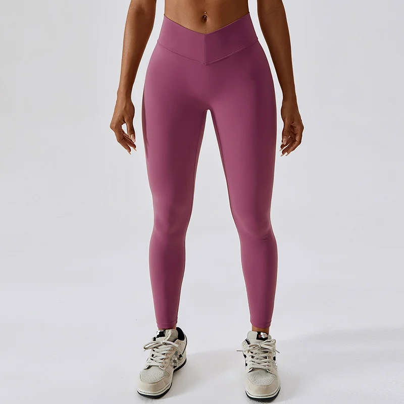 Gym Athletic Quick Dry Jogging Female Push Up Sport Leggings High Waist Slim Pants Workout Leggings For Women Fitness Leggings