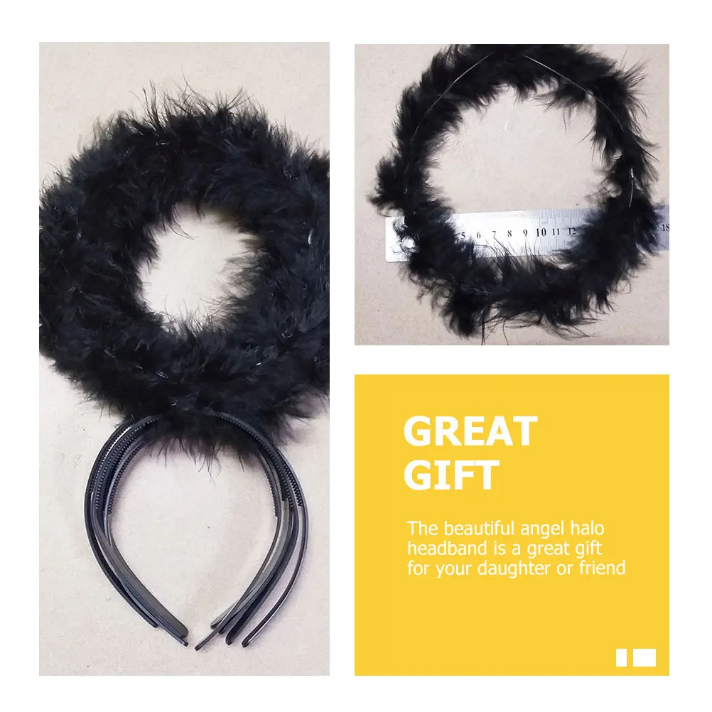 6 stuks engel hoofddeksels halo haaraccessoires gemakkelijk te gebruiken comfortabele slijtage festival feest hoofdtooi voor kinderen kostuum rollenspel
