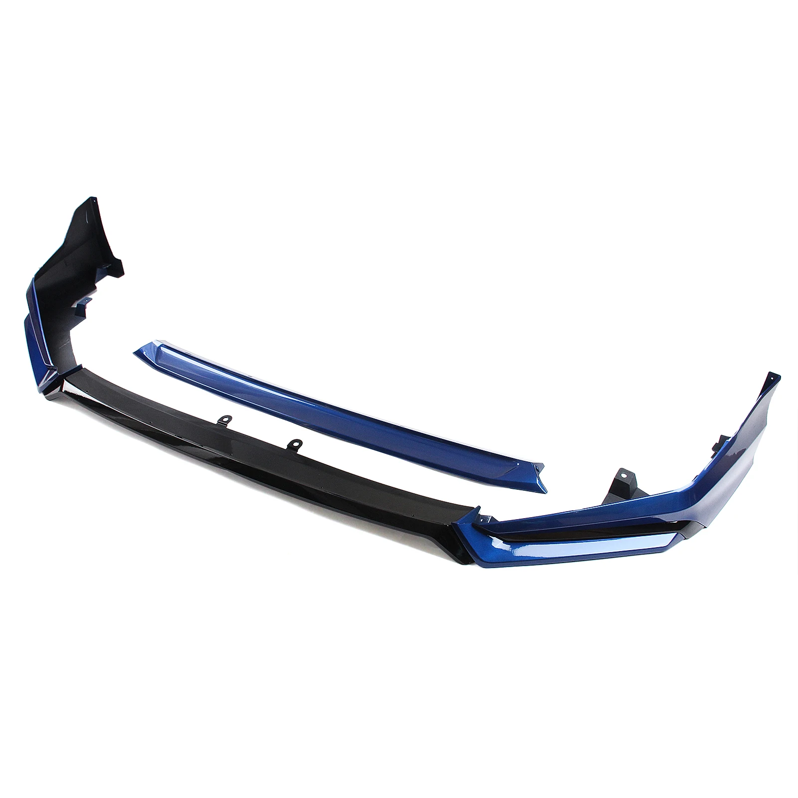 YOFER Front Bumper Spoiler Lip Blade + Lower Diffuser Side Splitter Corner Guard Cover For   11th 2022-2024 All Models