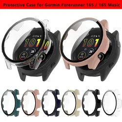 PC Protective Case For Garmin Forerunner 165 / 165 Music SmartWatch Shockproof Watch Hard Screen Protector Cover Shell