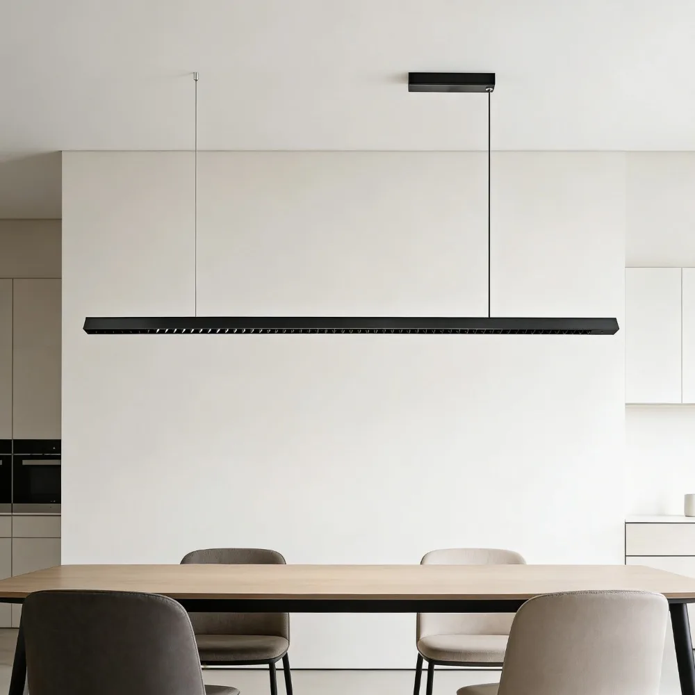 JOYINLED Pendelleuchten Restaurantlampen Nordisch Modern Minimalistisch Büro Lange Bar Esszimmer Kronleuchter Küche LED-Kronleuchter – Detail 1