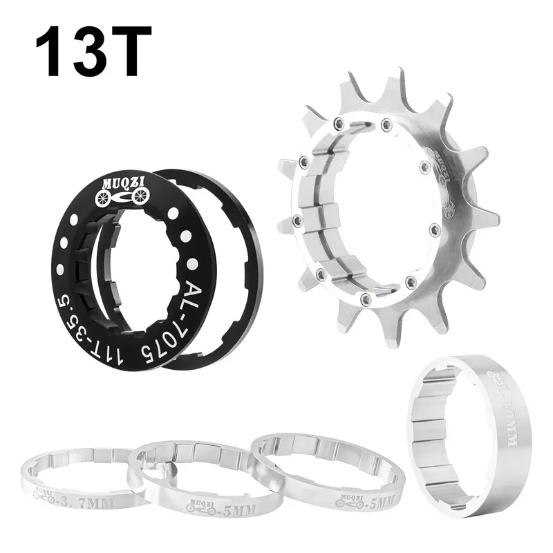 MUQZI Single Speed Conversie Kit Single Speed Cassette Cog 12T 13T 14T 15T 16T 17T MTB Vrijloop Fiets Tandwiel