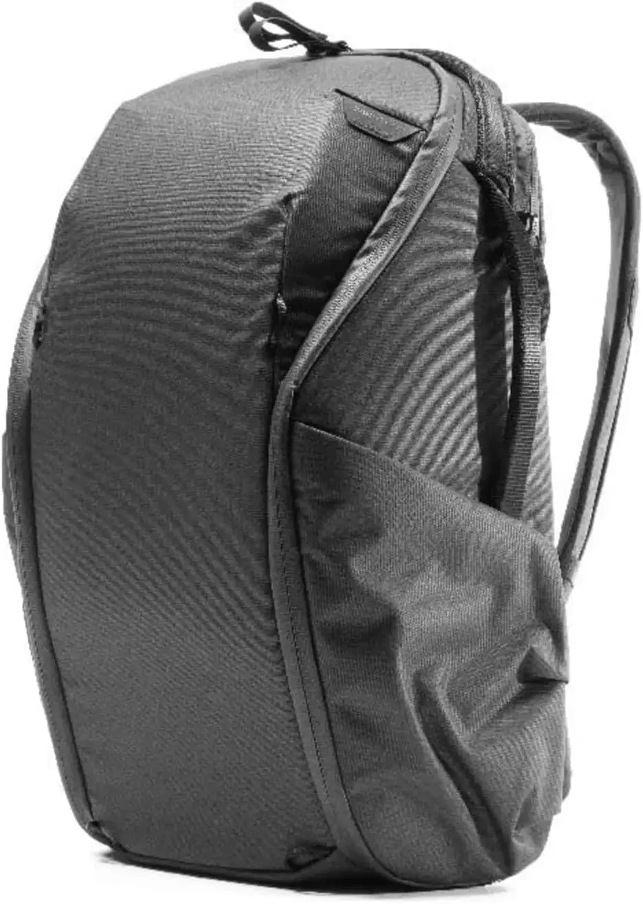 

Everyday Backpack Zip 20L Black, Carry-on Backpack with Laptop Sleeve (BEDBZ-20-BK-2)