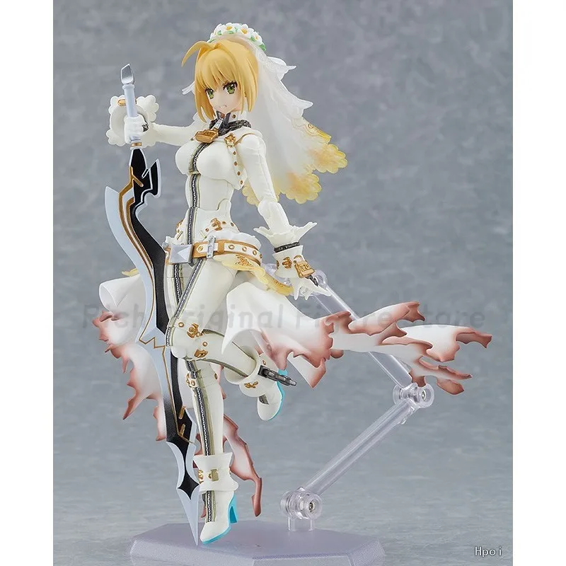 【재고 있음】오리지널 Max Factory Fate/Grand Order Figma # 559 네로 클라우디우스(신부) 애니메이션 1/12 액션 피규어 모델 장난감