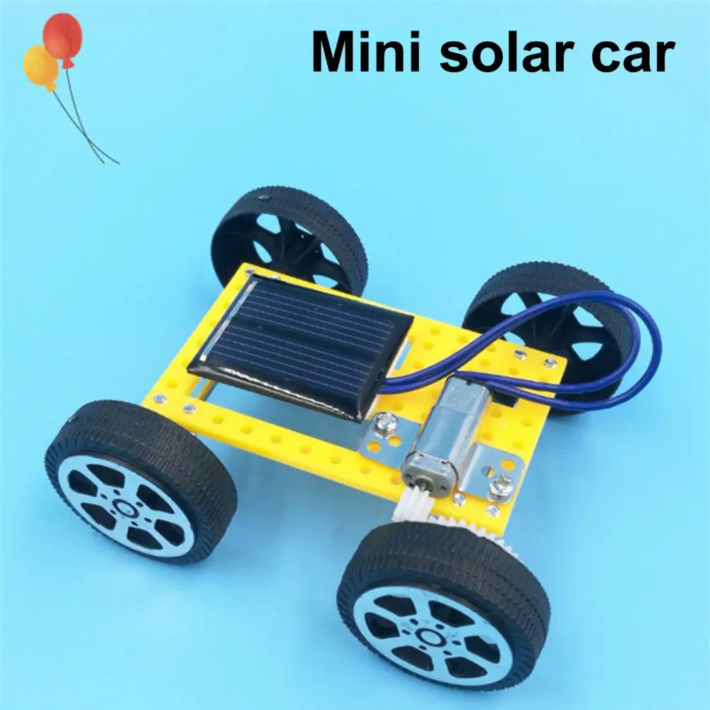 Solar Power Toy Kid-safe Teamwork Ability Solar Car Plastic Educational Projects Solar Kit for Family Science Kit