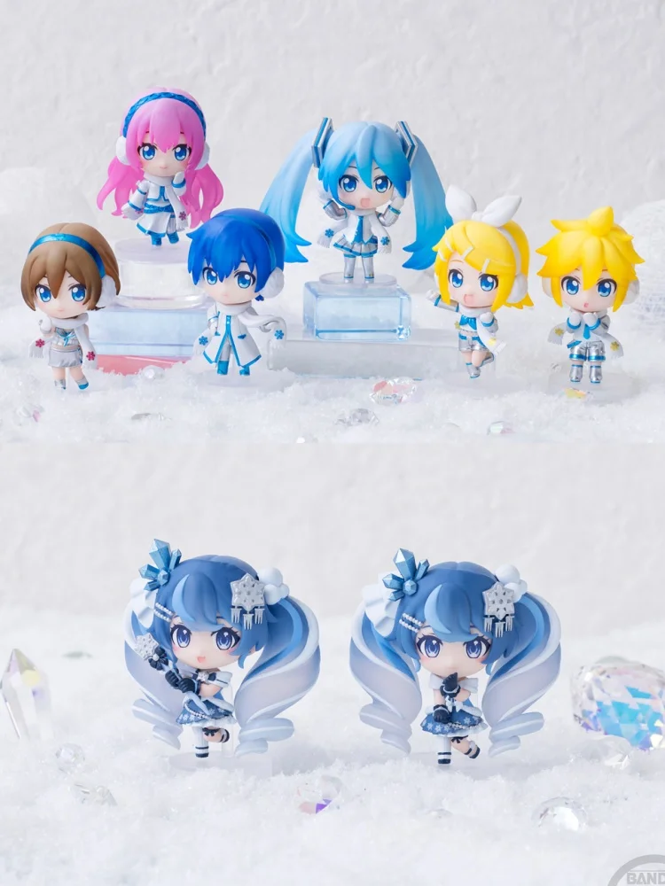 2025 New Hatsune Miku Anime Toy Winter New Year Special Kagamine Rin/Lun Luka Meiko Kaito Figurine Model Collection Toy