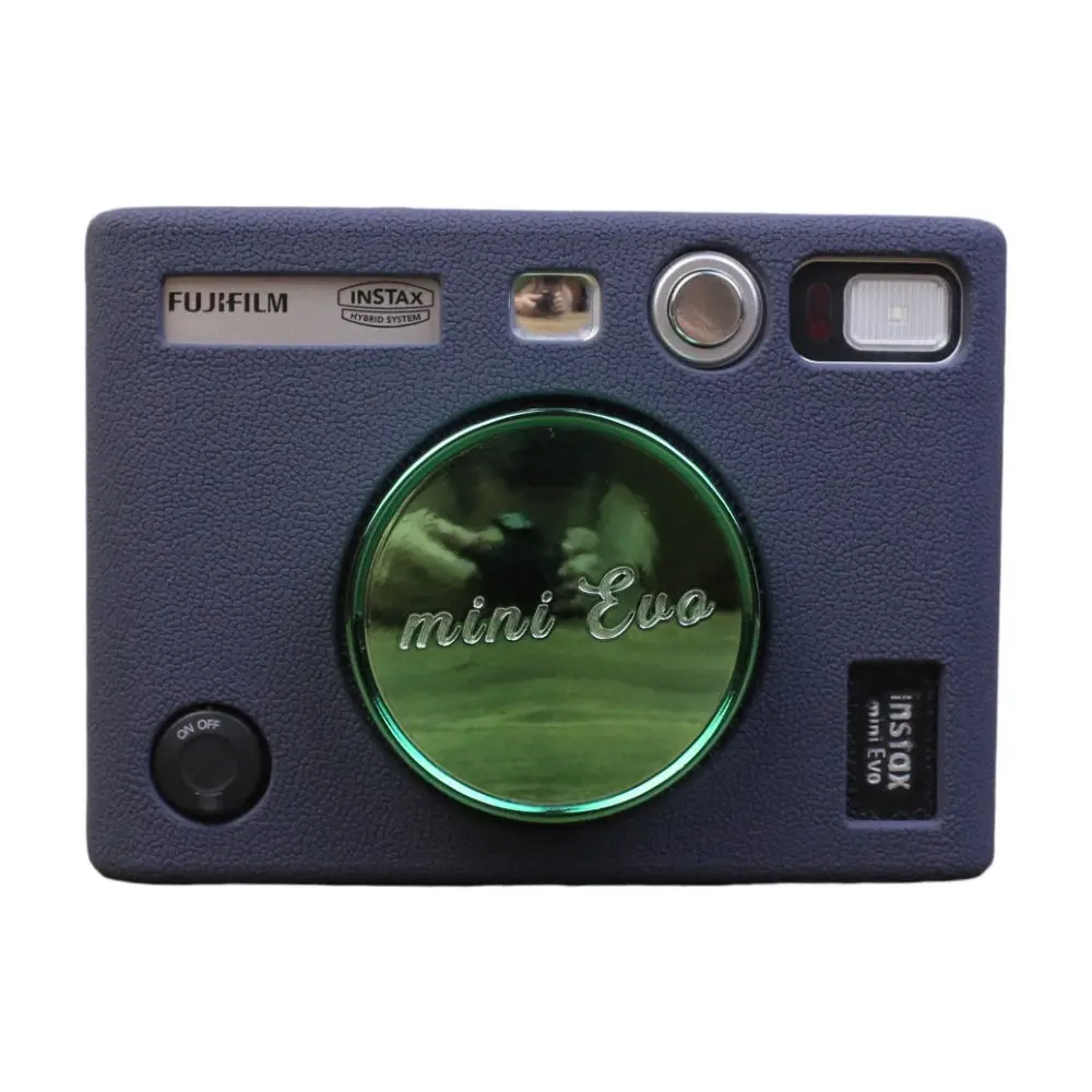 ملحقات كاميرا جديدة لحقيبة حماية من السيليكون لهاتف Fujifilm Instax Mini EVO (أسود/برتقالي/أخضر/أزرق/أبيض)