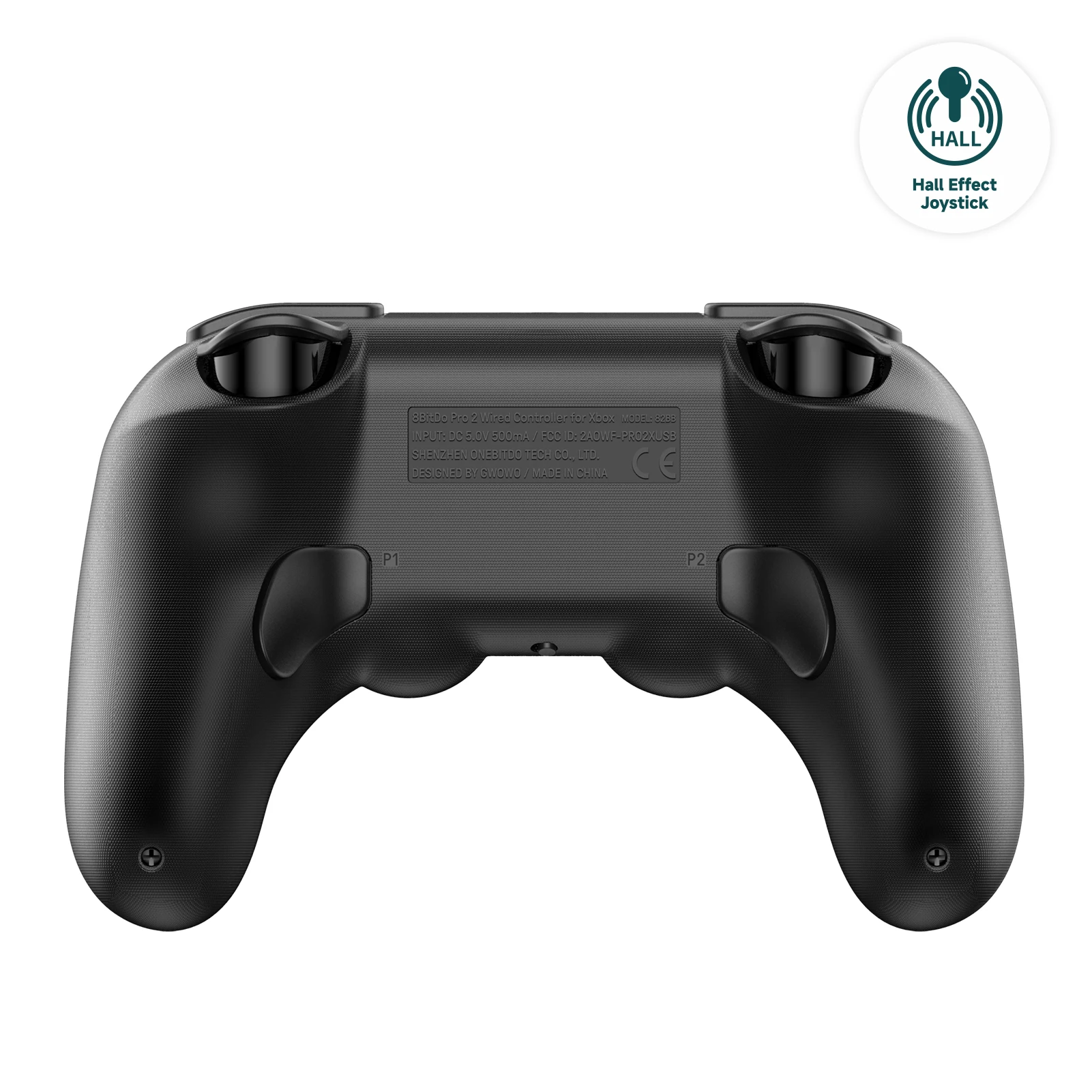 Imagem -02 - Wired Controller Projetado para Xbox Suporte para Xbox Series x Sxbox One Janelas 10 11 Gamepad Hall Joystick Novo 8bitdo-pro