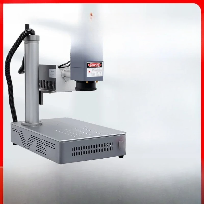 Laser Marking Machine Small Fiber Metal Stainless Steel Ultraviolet Engraving Coding Engraving Machine Desktop Laser Marking