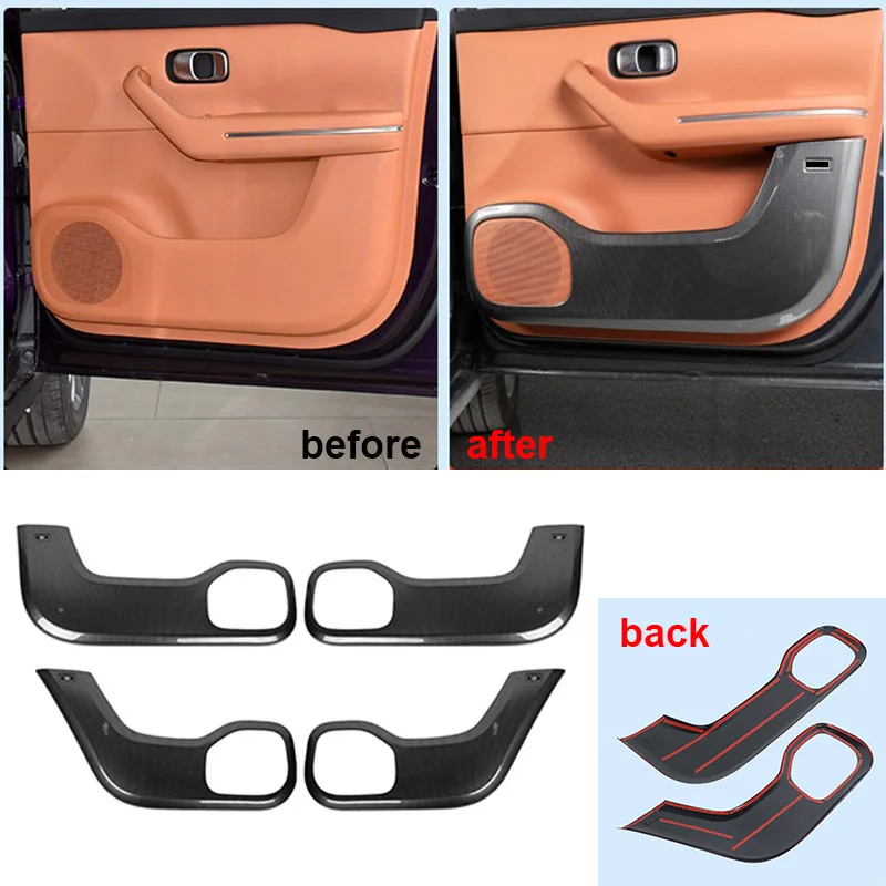 Door Anti Kick Panel Protector Mats for LEAPMOTOR C10 C16 2024-2026 Car Interior Modification Accessories