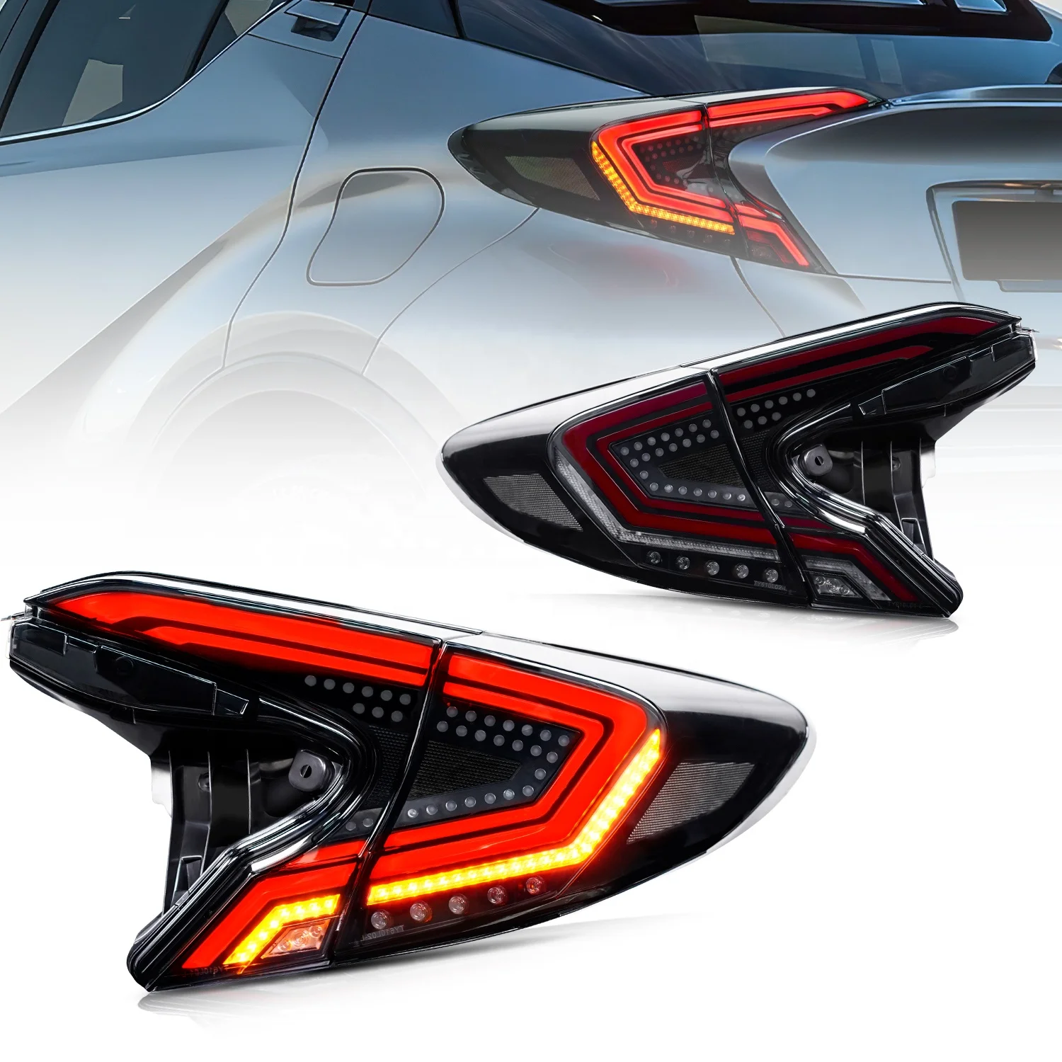 

Manufacturer großhandel For C-HR CHR 2017-2020 Tail Lights Tail Lights Fog lampe Rear Lamp DRL + Brake + Park + Signal li