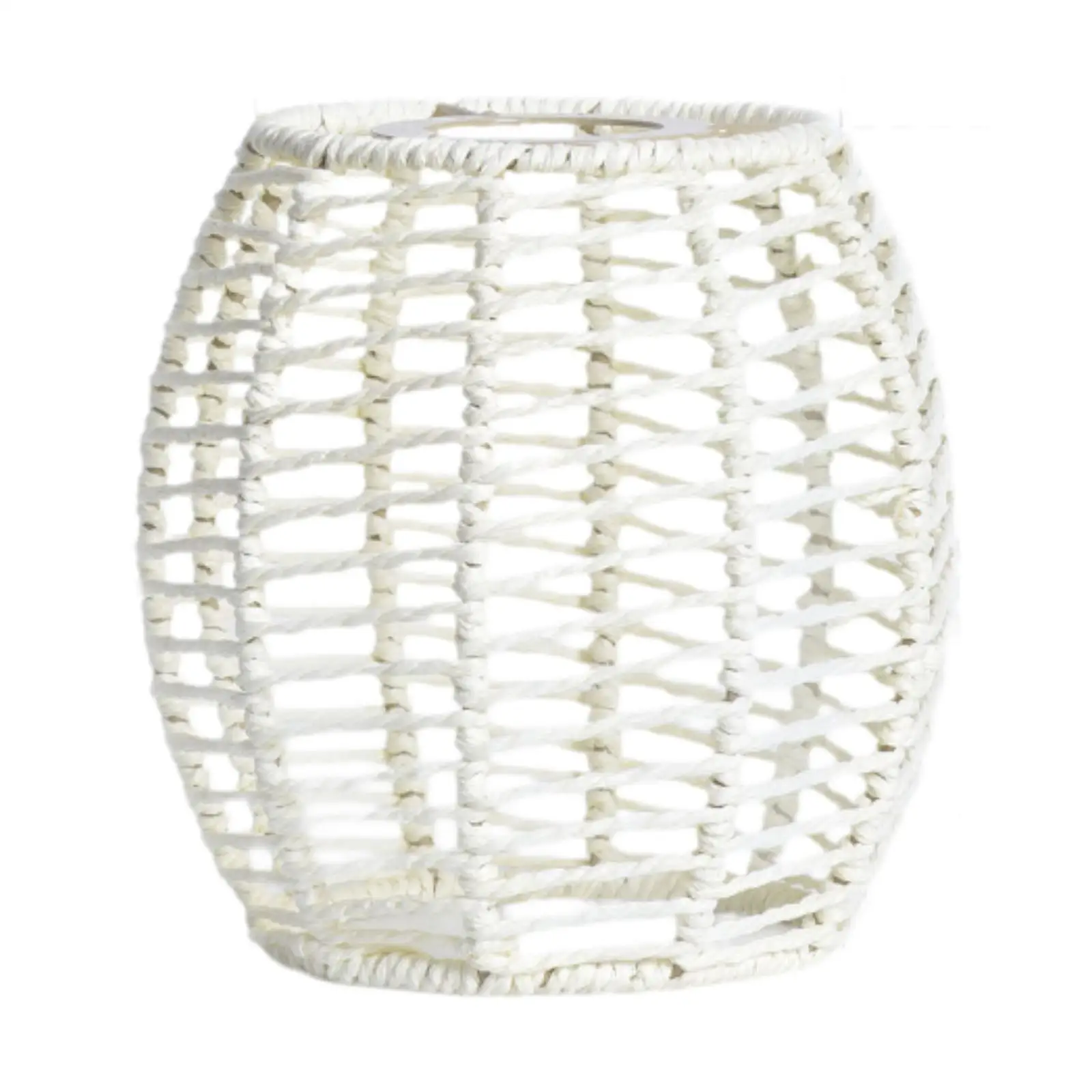 Abajur de corda tecida pingente luz sombra, decoração, lanterna de teto capa lustre sombra para casa de chá quarto fazenda