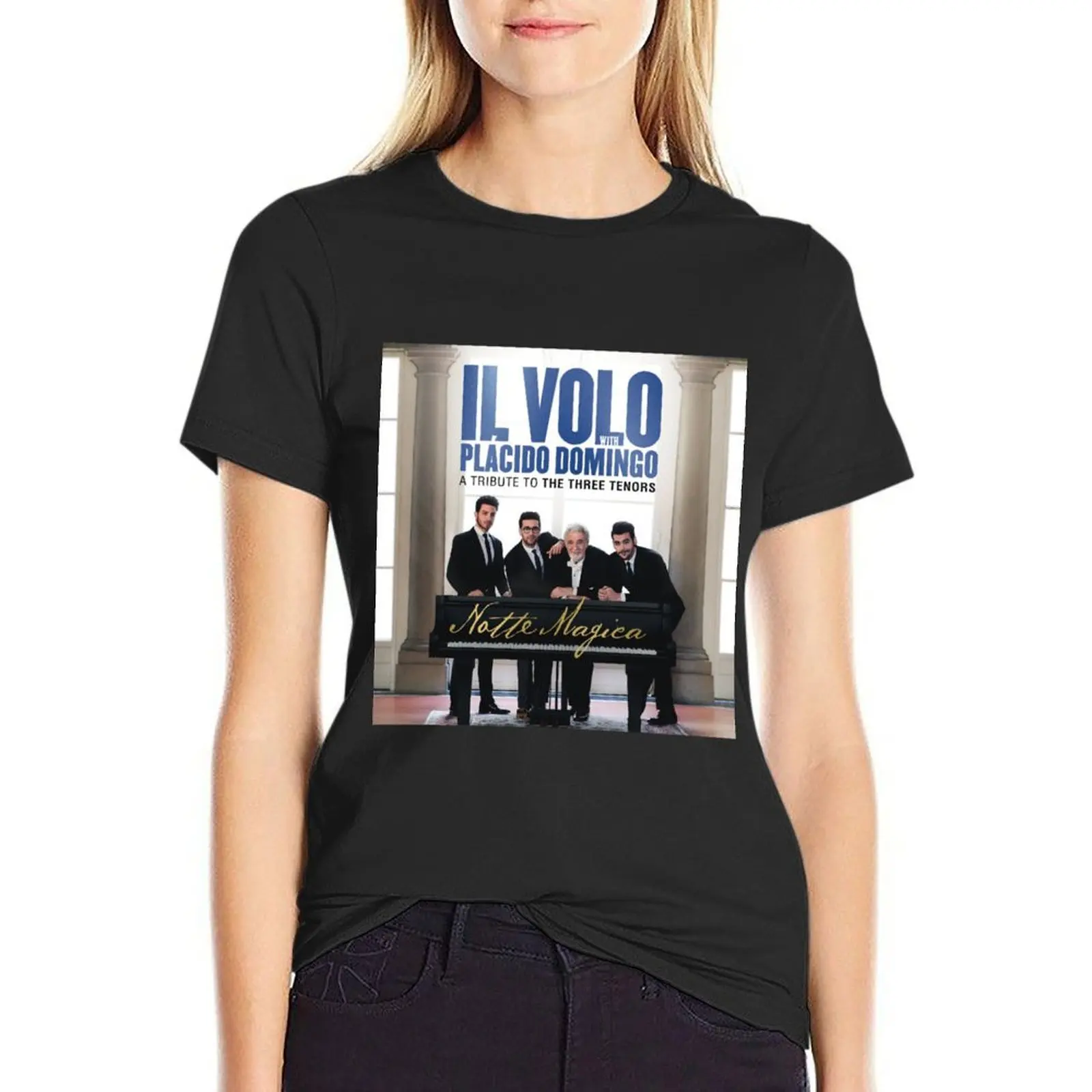 

Il Volo Notte Magica A Tribute to The Three Tenors T-Shirt lady clothes oversized t-shirts for Women graphic tees funny