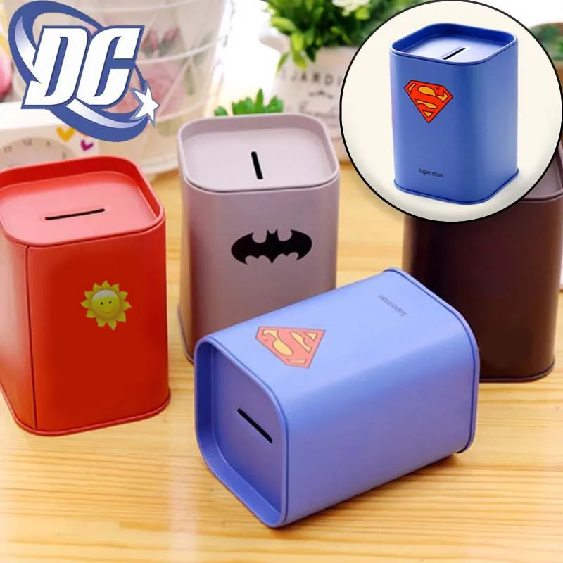 DC Comics Batman Small Piggy Bank Money Boxes Storage Kids Toys Home Decor Money Saving Box Children Piggy Money Bank Gifts New