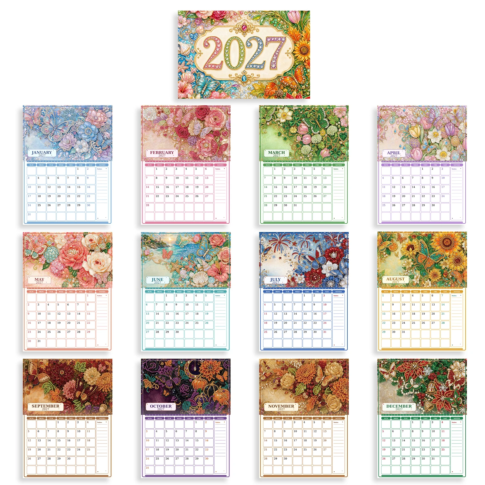 2027 DIY Flowers Diamond Art C - огляд і ціна Resin Art Flower