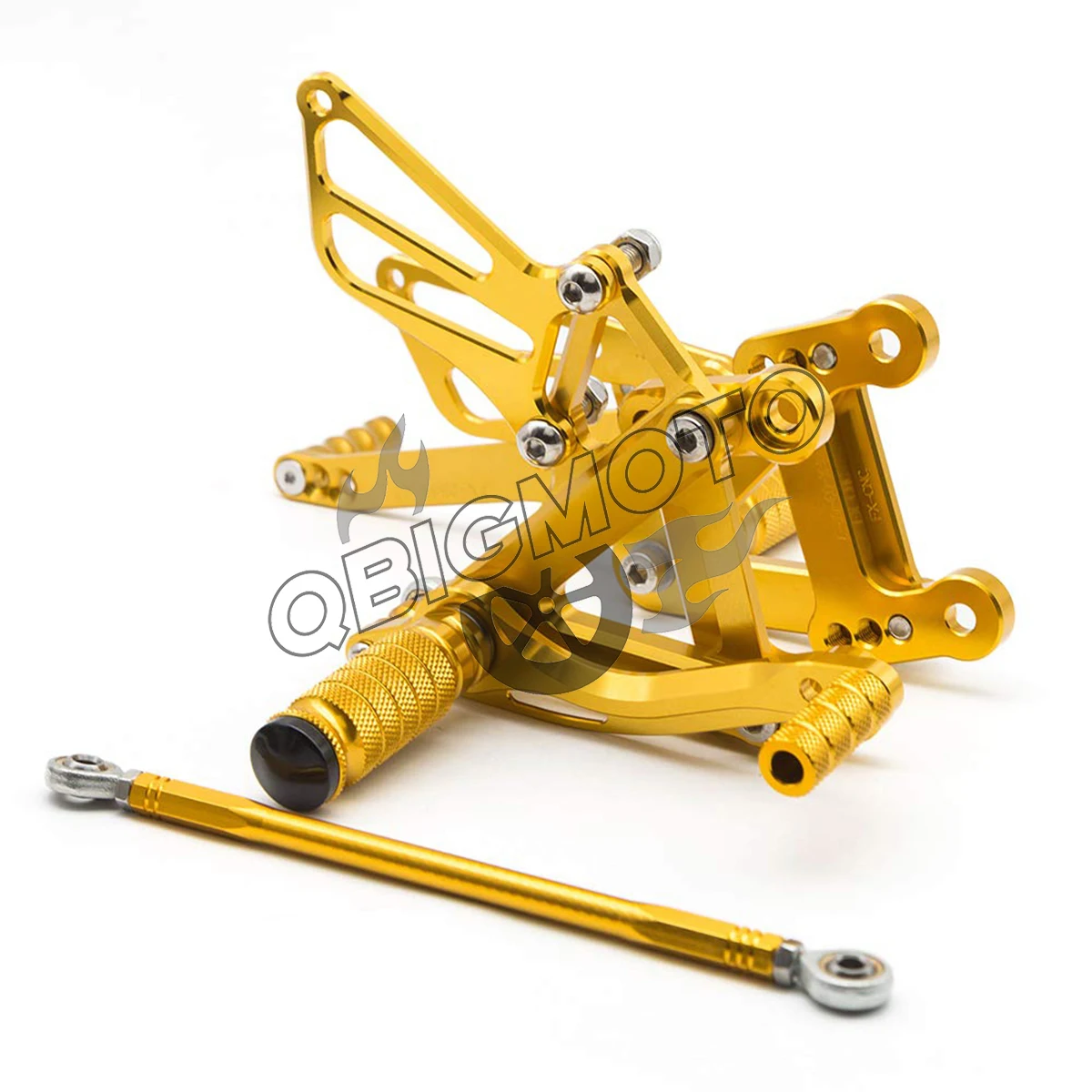 Motorcycle Rearset Footpeg Rear Footrest Foot Pegs Pedal Rearsets CNC Adjustable For KAWASAKI ZX6R ZX636 2004 2003 ZX 6R 636 view 4