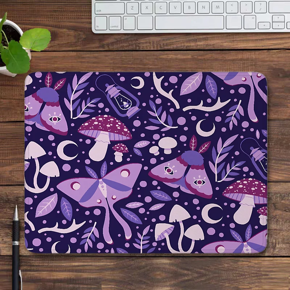 The Woods Gaming Mouse Pad Purple Computer Desk Accessories Mat Pc Gamer Small Mousepad Keyboard Pads Rubber Office Desk Mat