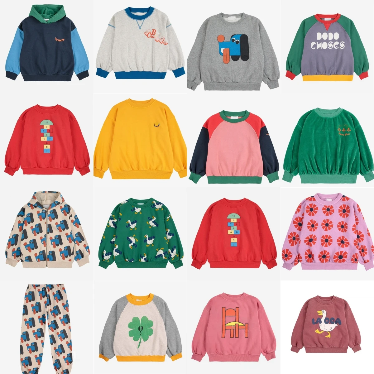 

Korean Children's Clothes Hooded 2025 Autumn Winter Baby Boys Girls Cartoon Printed Sweatshirts Pants Kids Outwear Jackets Top