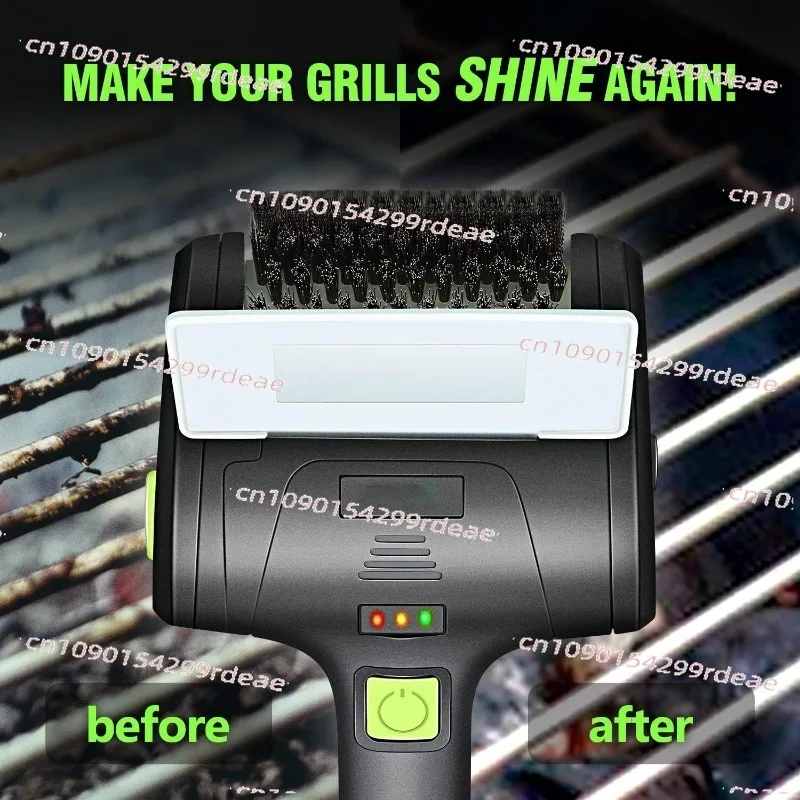 Wireless Electric Barbecue Brush Picnic Camping BBQ Barbecue Grill Wire Brush Bathroom Tile Bath Cleaning Brush