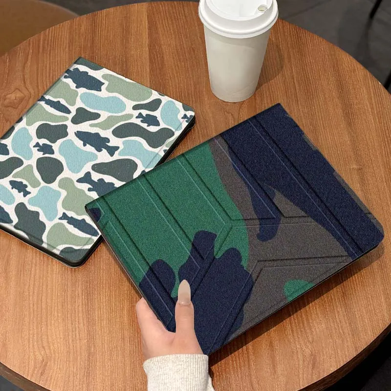 

Camouflage Pattern Texture Tablet Case For Lenovo Xiaoxin Legion Pad Tab Pro GT Y700 Gen4 2 11 P11 M10 K10 3rd Plus Gen Gift