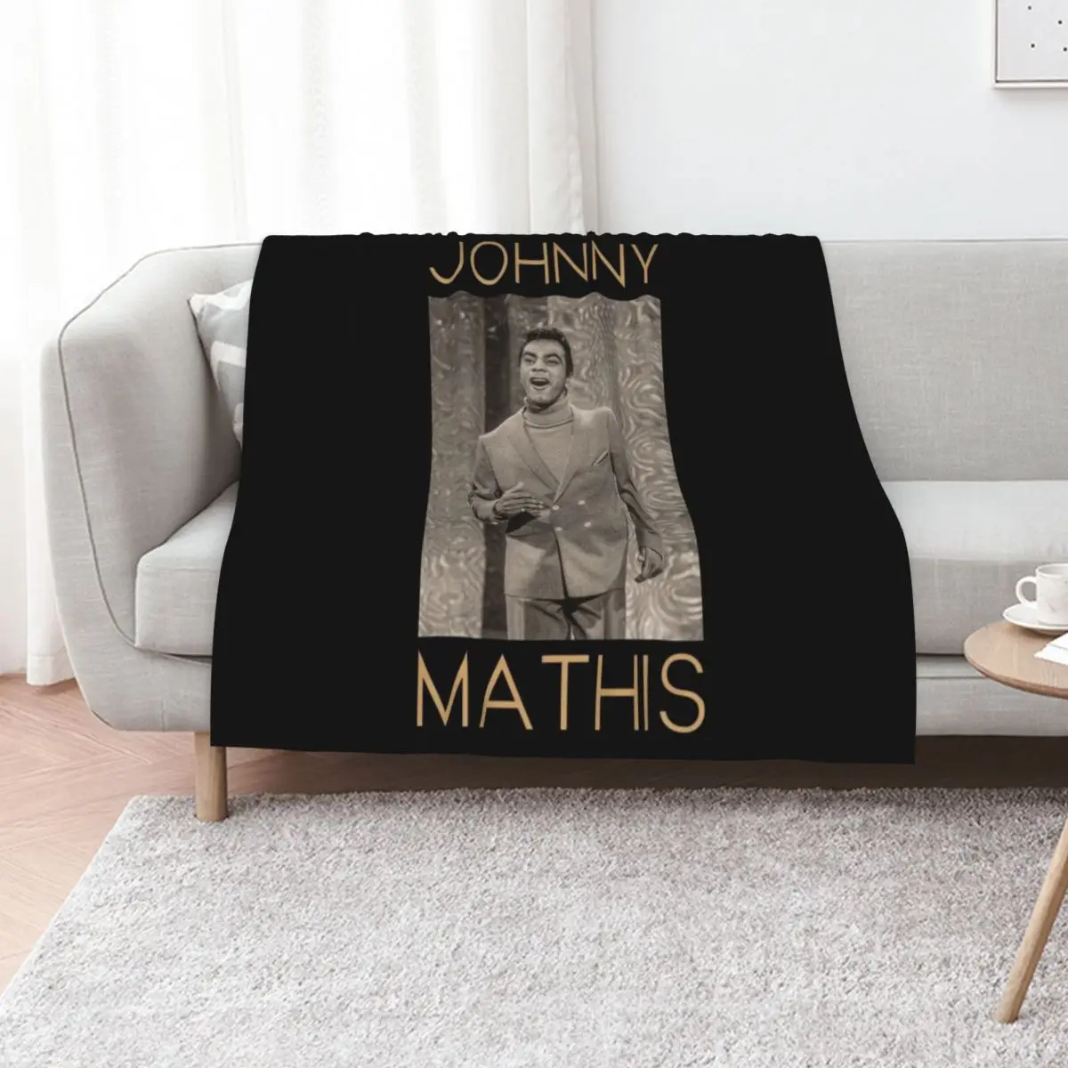 

Johnny Mathis Jazz Throw Blanket christmas decoration Shaggy Warm Blankets Sofas Of Decoration Blankets