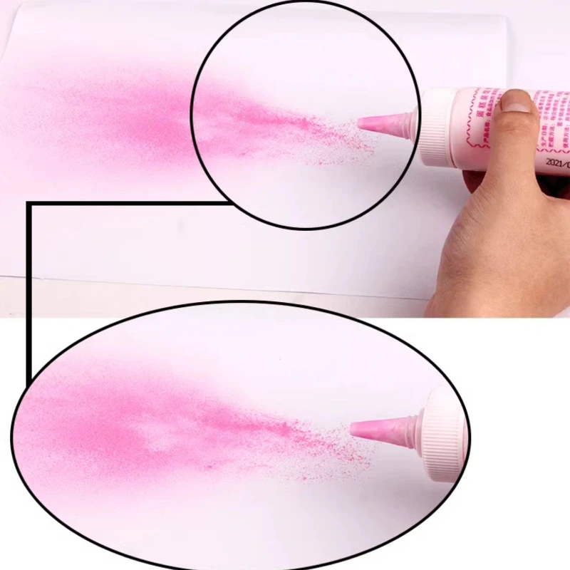 8 kleuren 70 g poeder fruitig schilderij pigment set niet-giftige kunstenaar kleuraccessoires