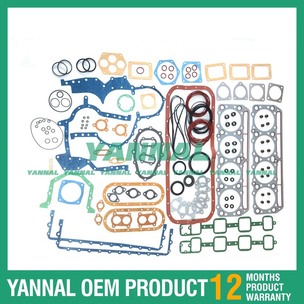 طقم حشية كاملة RD8 لأجزاء محرك نيسان #4