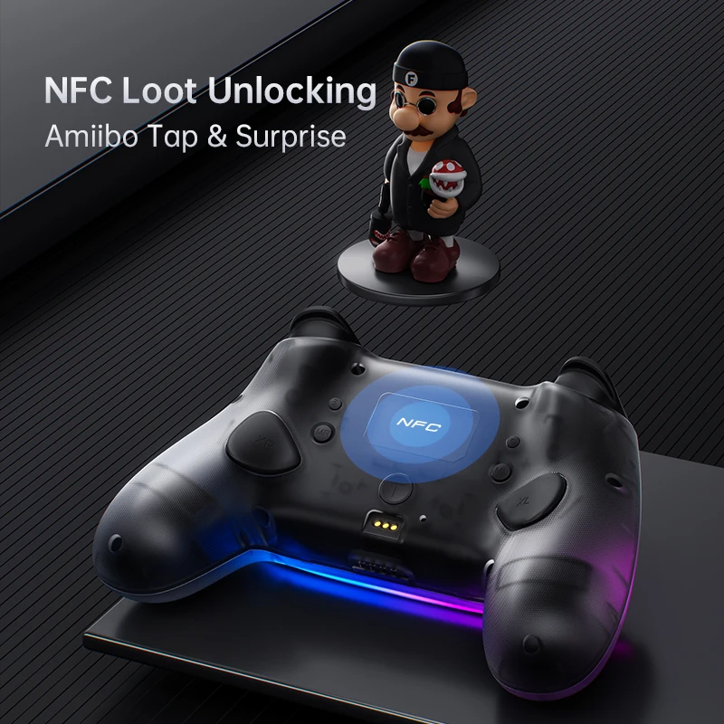 MACHENIKE S3 Controller di gioco wireless Frequenza di polling 1000Hz Joystick ad effetto Hall Gamepad per Nintendo Switch Android iOS Steam