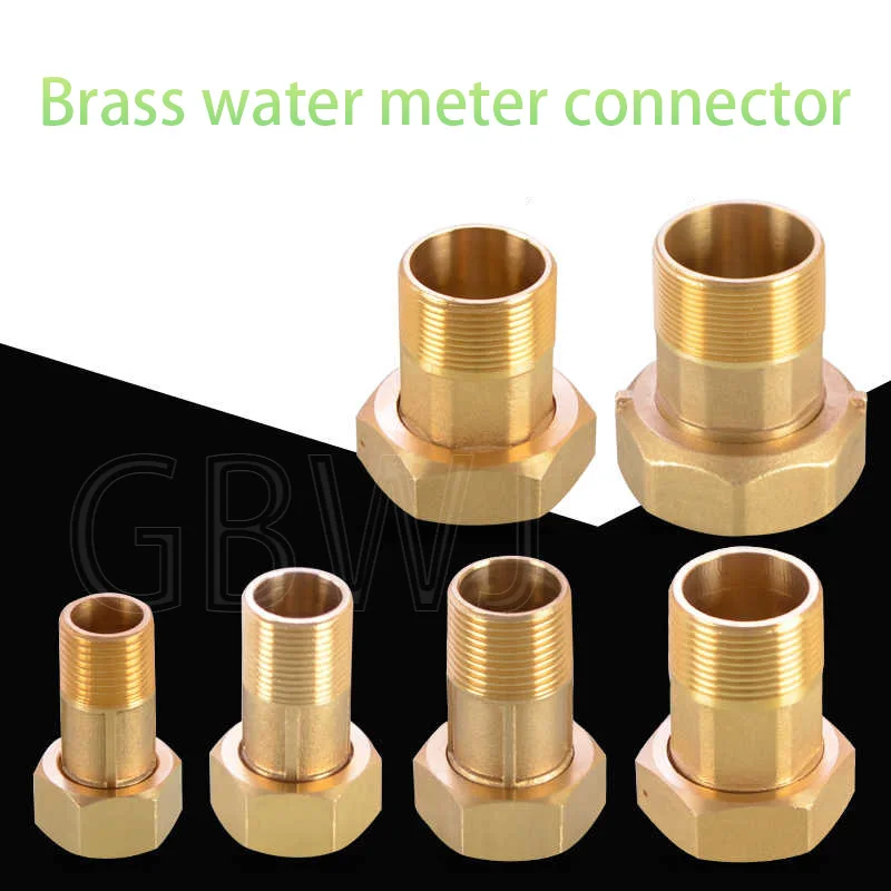 

Pipe Fittings Connector accessories water meter copper connector 1/2 inch 3/4 inch inside and outside wire union