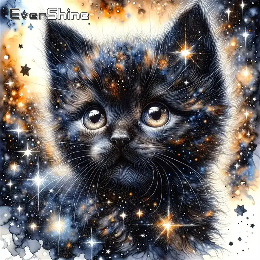 Evershine Diamant-Gemälde, Hund, Tier, Cartoon, komplett, quadratisch, rund, Diamant-Mosaik, Badezimmer, DIY-Bastelset, Heimdekoration