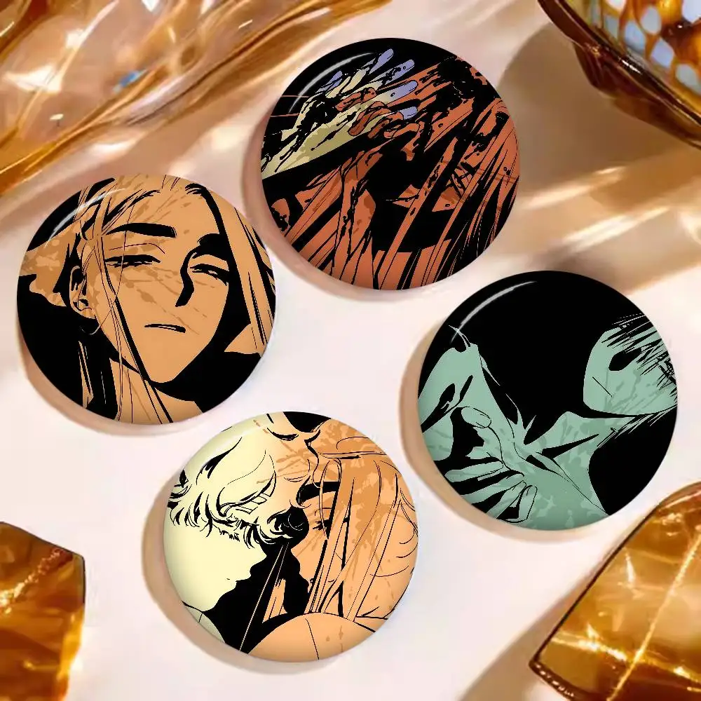 Anime A-Alien Stage Creative Tinplate Soft Button Pins Animal Icon Brooch Lapel Backpack Badge Accessories Pin