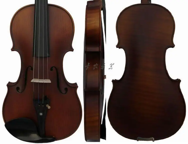 4/4 Hand-made violin matte and plain