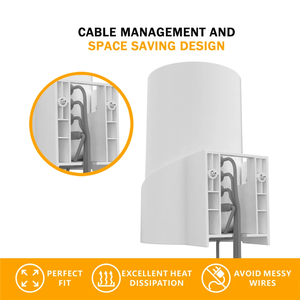 Muurbevestiging Voor Tp-Link Deco X68/Xe75/Xe75 Pro Ax5400 Hele Huis Mesh Wi-Fi 6 Systeem Ruimtebesparende Muur Opknoping Beugel Houder