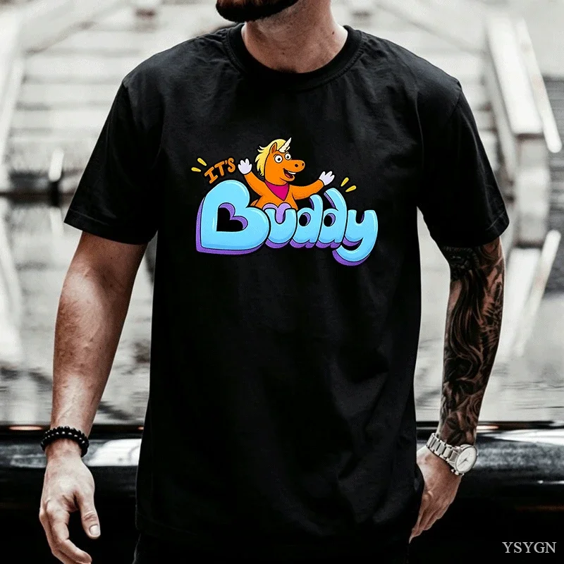 BuddYour Friend Until The End T-Shirt Cotton Short Sleeve Summer Tshirts Soft Casual Women Men Clothing Graphic Print Merch Tees