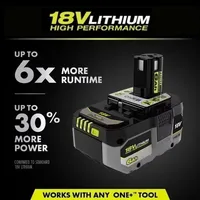 18V low self discharge suitable for all ONE+tools P104 P107 P108 RB18L50 RB18L20.For RYOBI ONE+high-performance lithium Battery