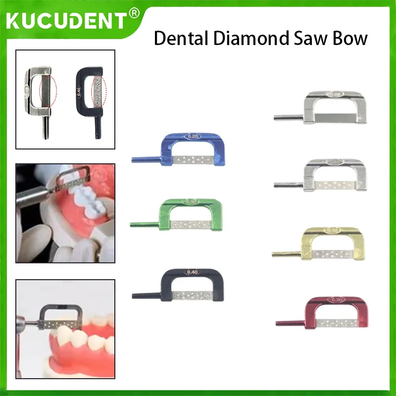 

1Pc Dental Orthodontic Interproximal Enamel Reduction IPR Double-Sided Saw Bow Diamond Ortho-Strips Polishing Finishing Tools