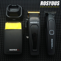ROSYOUS Professional Hair Clipper Kit for Men DLC Blade 10000RPM Base Charger Men's Haircut Machine RS-106 078 620