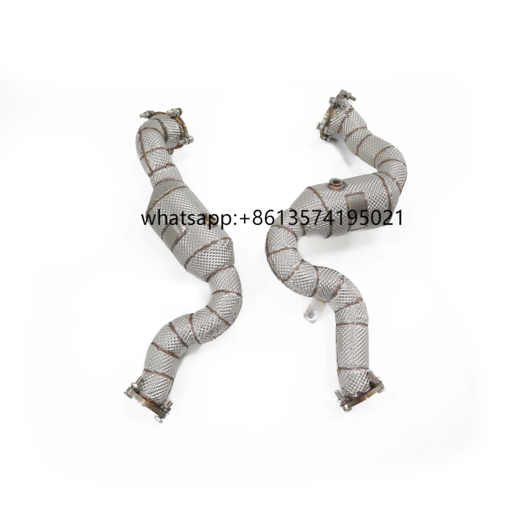 

Ouchi Stainless Steel Exhaust Downpipe Pipe Exhaust System Car Accessories for S8 D4 2013-2017 4.0T