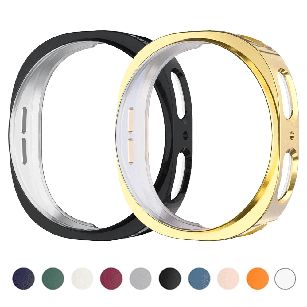 Soft TPU Case+Film For Samsung Galaxy Watch 8 44mm Accessories Screen protector All-Around cover on Samsung Watch8 40mm