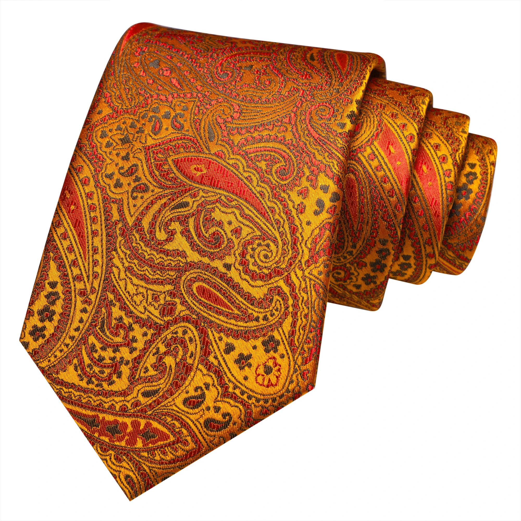 Luxuriöse 8CM Herrenkrawatten, kariert, Paisley-Muster, klassische Business-Krawatte, Jacquard-gewebte Krawatten für Herren, Bräutigam, Hochzeit, Party, Accessoires – Detail 9