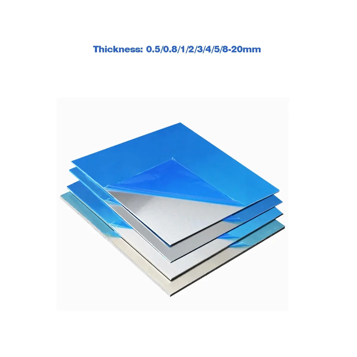 

6061/1060 Aluminum Alloy Sheet Thickness 0.8/1/2/3/4/5/8/1/15/20mm Customized Processing 100x100/200x200/300x300