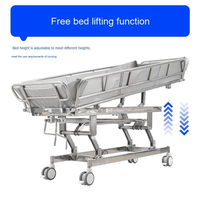 Hospital Shower Bath Bed For Disabled Patient, Elderly Bathing Bed For Paralysis, Bedridden And Disabled