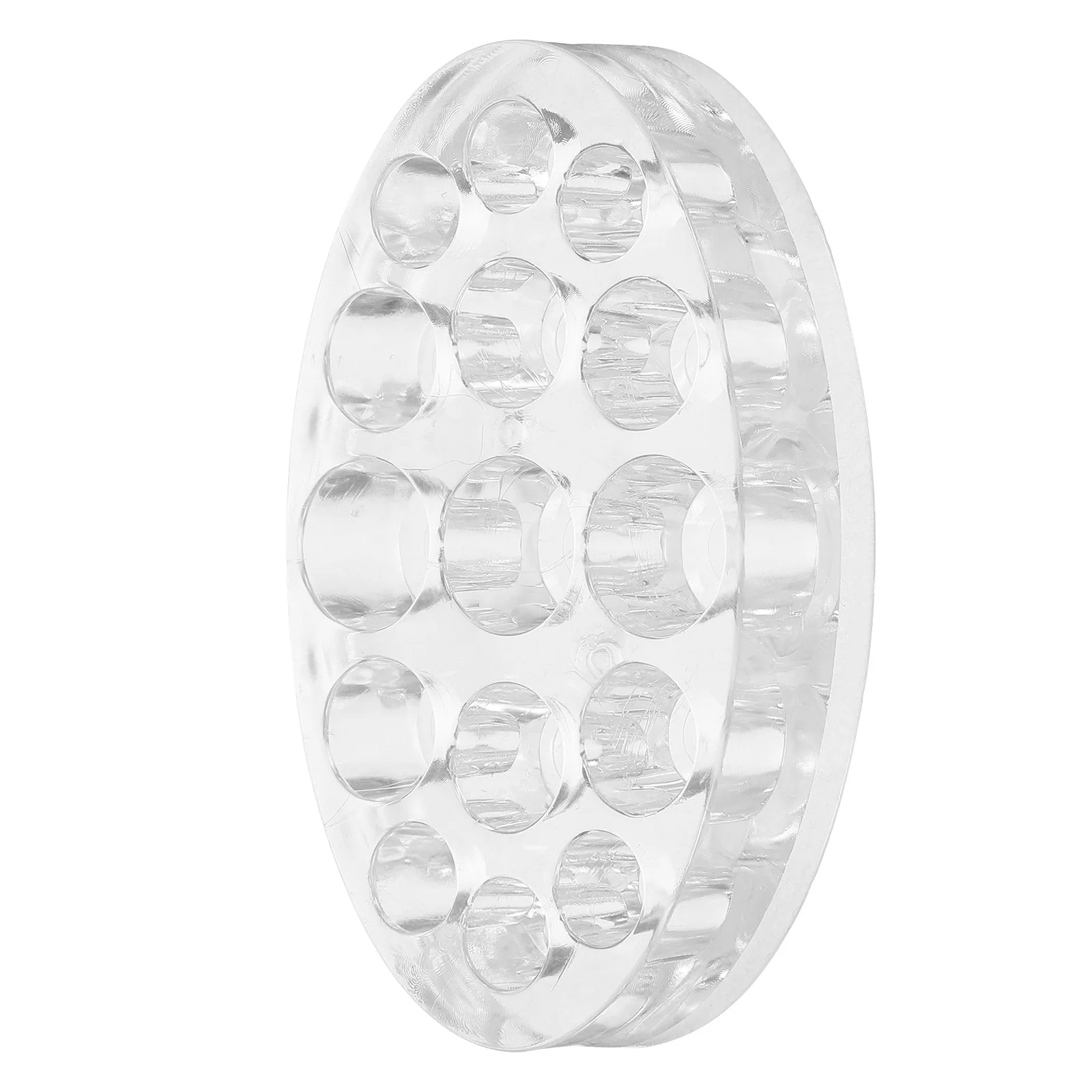 

15 Holes Oval Ink Tray Organizer Pigment Cup Stand Tattooing Supplies Durable Antispill Easy Cleaning Oval Pigment Cup
